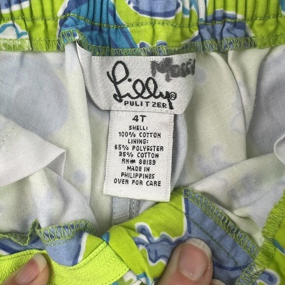 {VINTAGE} Lilly Pulitzer Escargot Snail Print Capris - Picture 8 of 8